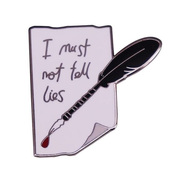 Copied - Harry Potter I Must Not Tell Lies Enamel Pins 178-1 - Picture 1 of 3